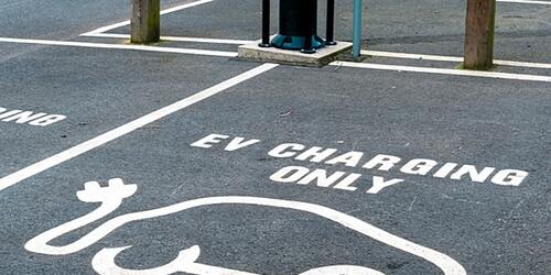 electric vehicle charging space